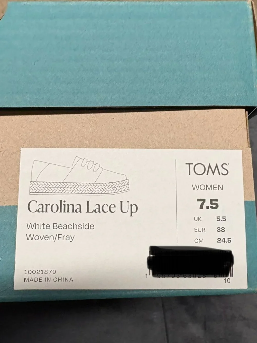 TOMS Carolina Lace Up